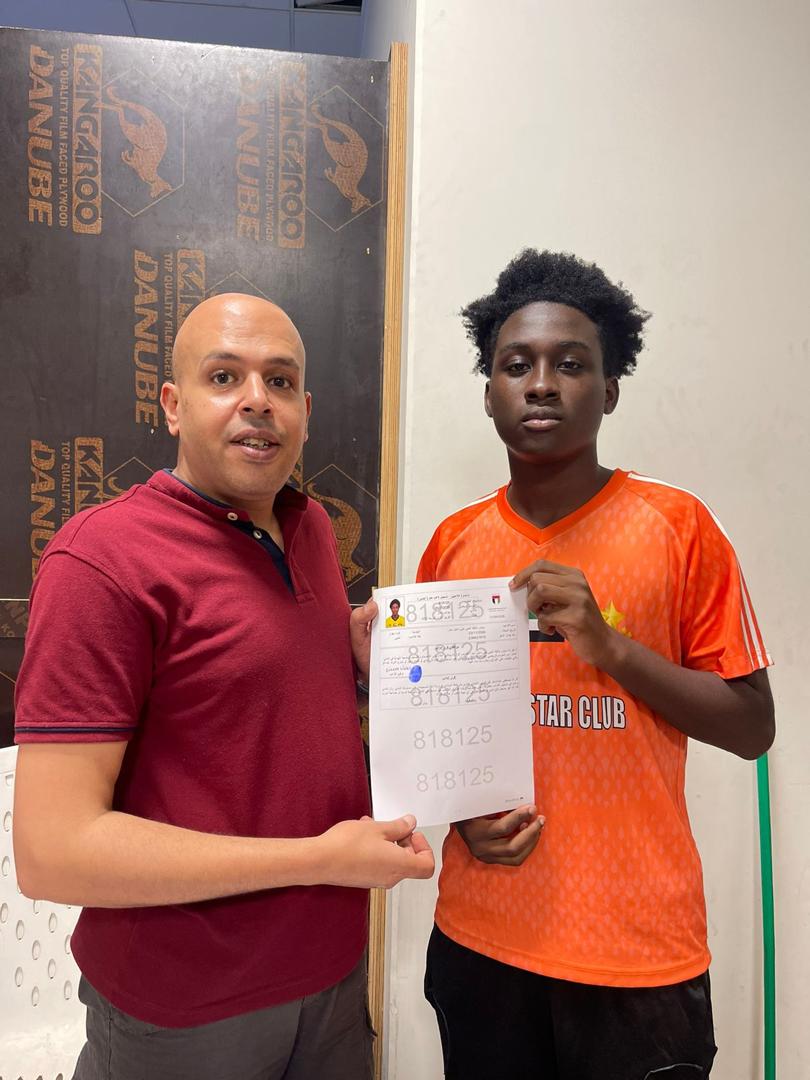 Signature officielle d'un joueur de JR MIROOL CI aux Émirats arabes unis